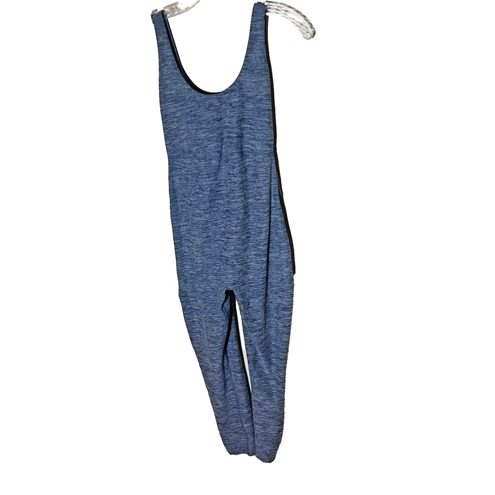 Sincerely Jules Jumpsuit Womens Size‎ Medium Heathered Blue Sleeveless Active